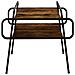 Tavolino da salotto Rovere Fumo 60 x 60 x 51 cm - Foto miniatura 3