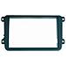 Adattatore autoradio 03461 Mascherina 2 ISO nero Seat Skoda VW - Foto miniatura 1
