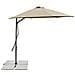 Ombrellone 2 X 3 Palo Laterale Tortora Per Esterno Giardino, Ristorante, Gelateria Bar Hotel Albergo - Foto miniatura 1