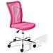 Sedia Ufficio Bonnie Regolabile 43x56x88-98h Seduta Ecopelle+poliestere Fuxia - Foto miniatura 1