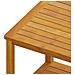 Tavolinetto In Legno Massello Di Acacia 45x45x45 Cm - Foto miniatura 5