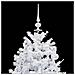 Albero Di Natale Con Neve E Base A Ombrellone Bianco 170 Cm - Foto miniatura 3