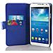 Custodia Compatibile Con Samsung Galaxy Note 3 In Blu Reale - Coperchio Protettivo In Ecopelle Testurizzata E Tasca Per Carte Di Credito - Foto miniatura 1