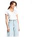 Perfect Vneck White + T-shirt Manica Corta - Donna Taglia L - Foto miniatura 1