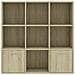 Libreria Rovere Sonoma 98x30x98 cm in Legno Multistrato - Foto miniatura 7