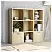 Libreria Rovere Sonoma 98x30x98 cm in Legno Multistrato - Foto miniatura 1