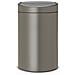 Pattumiera Touch Bin - 40l - Platino - Foto miniatura 1