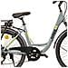 Telaio eBike X7 f Alluminio Grigio - Foto miniatura 1
