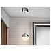 Sospensione A Soffitto Con Globo Led Integrato, Cromata - Foto miniatura 3