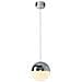 Sospensione A Soffitto Con Globo Led Integrato, Cromata - Foto miniatura 1