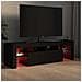 Mobile Porta TV con Luci LED Nero 140x36,5x40 cm - Foto miniatura 5