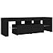 Mobile Porta TV con Luci LED Nero 140x36,5x40 cm - Foto miniatura 10