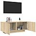 Mobile per TV Rovere Sonoma 100x35x40 cm Legno Multistrato - Foto miniatura 6