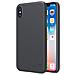 Custodia Frosted Shell Posteriore Rigida Antiscivolo Apple Iphone X - Xs Black - Foto miniatura 3