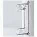 Stendibiancheria Da Parete, Stendino A Muro Verticale, Saliscendi, Stendino A Scomparsa In Alluminio E Acciaio Con Due Griglie 88x52x137 Cm, Wall Plus 80 - Foto miniatura 3