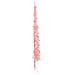 Albero Natale Artificiale Sottile A Metà E Supporto Rosa 240 Cm - Foto miniatura 5