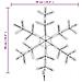 Figura Natalizia Fiocco di Neve 144 LED Bianco Caldo 59x59 cm - Foto miniatura 3