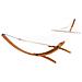 Lagoa Amaca Con Supporto In Legno Tela Di Cotone Ecru 3,15 M 1 Persona - Foto miniatura 4