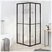 Cabina Doccia Esg Semi Smerigliato 90x70x180 Cm Nera - Foto miniatura 1