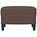 Poggiapiedi Marrone 60x50x41 Cm In Similpelle - Foto miniatura 3