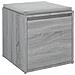 Cassetto Contenitore Grigio Sonoma 40,5x40x40 Cm In Multistrato - Foto miniatura 5