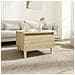 Tavolino Rovere Sonoma 50x46x35 Cm In Legno Multistrato - Foto miniatura 1