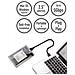 Box Hdd /ssd Esterno Per Disco Rigido 2.5'' Usb 3.0 Trasparente Con Led - Foto miniatura 3