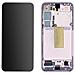 Blocco Completo Galaxy S23 Touchscreen Con Frame Originale Lavender - Foto miniatura 1