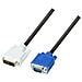 Cuc 127711 Cavo E Adattatore Video 3 M Dvi-a Vga (d-sub) Nero - Foto miniatura 1