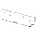 Lampada A Soffitto Lemmi 4l Bianco Sl. 1227 - Moderno Lampade Da Soffitto Bianco 20x100x24 Cm - Foto miniatura 4