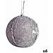 Set Di Palline Di Natale Poliestere Argentato 8 X 8 X 8 Cm (6 Unità) - Foto miniatura 1