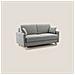 Edgar Divano letto matrimoniale in tessuto felis impermeabile T03 200 cm (mat. 160x197) grigio chiaro - Foto miniatura 1