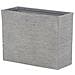 Vaso Rettangolare Per Interno Ed Esterno Grigio 25 X 60 X 45 Cm Edessa - Foto miniatura 5