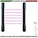 Barriera Infrarossi Attivi 6 Doppi Fasci Sensore Orientabile Segnala Allarme Passaggio Intruso Protezione Lineare Port - Foto miniatura 1