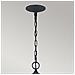 Lampadario Classico Nori Acciaio Zinco Scuro Anticato Legno Grigio 3 Luci E14 - Foto miniatura 3