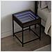 Comodino Con Led Infinity Rovere Marrone 40x40x51 Cm - Foto miniatura 1