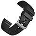Cinturino Per Orologio In Silicone 22 Mm - Compatibile Con Garmin, Samsung, Huawei E Altro Ancora Black - Foto miniatura 3