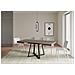 Tavolo allungabile 90x90/194 cm Abbraccio tortora gambe antracite - Foto miniatura 3