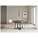 Tavolo allungabile 90x90/194 cm Abbraccio tortora gambe antracite - Foto miniatura 2
