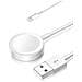 Lightning Caricatore E Base Di Ricarica Compatibile Con Apple Watch 120x2x1 Cm. Colore Bianco - Foto miniatura 2