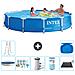 Piscina Fuori Terra - In Giro - 366x76 Cm - Blu - Include Accessori Coordinati A1559 - Foto miniatura 1