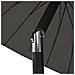 Ombrellone Da Esterni Con Palo In Alluminio 270 Cm Antracite - Foto miniatura 5