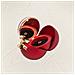 Portagioie Di Lusso In Velluto Per Proposta Di Matrimonio, Fidanzamento, Matrimonio Red - Foto miniatura 3
