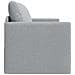 Divano Letto versione 2 in 1 Grigio Chiaro 124x71x78 cm Tessuto - Foto miniatura 7
