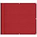 Paravento da Balcone Rosso 90x800 cm 100% Poliestere Oxford - Foto miniatura 1