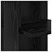 Scrivania ad Angolo in Rovere Nero Rovere Nero MDF Media - Foto miniatura 8