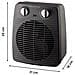 Stufetta elettrica COMPACT POWER 35MQ 2000W 2 velocità SO2211F0 - Foto miniatura 2