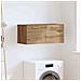 Armadietto a muro rovere artigianale 80 x 36.5 x 35 cm - Foto miniatura 2