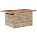 Set Divano da Giardino 9 pcs Beige Poly Rattan - Foto miniatura 6