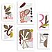 Set Di 6 Stampe Forma Particolare 1 In Fiore Dipinti Decorativi Estetici Astratti Per Il Tuo Soggiorno, Camera Da Letto, Casa A3 & A4 Senza Cornice - Foto miniatura 1
